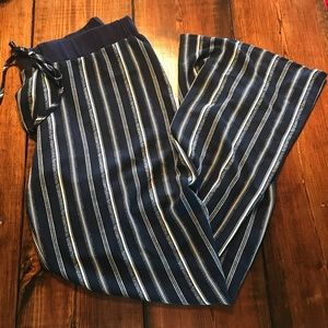 Palazzo Pant • Navy Striped